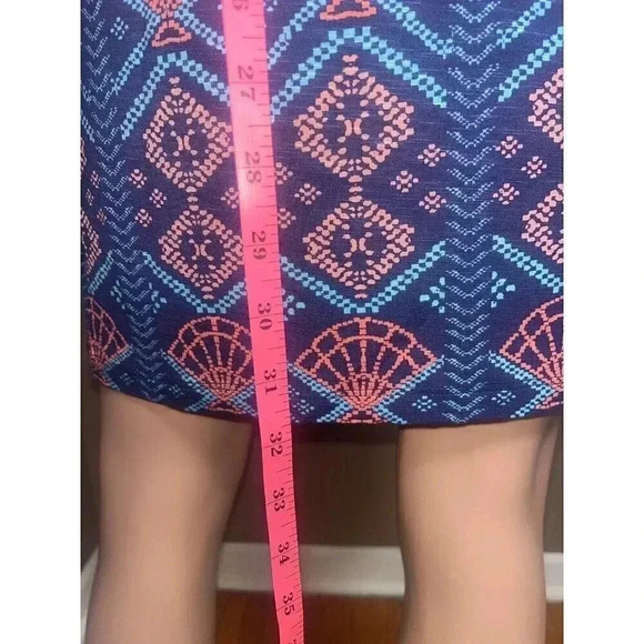 TORI RICHARD Honolulu Summer Short-Sleeve Shell Design Dress Small - Picture 4 of 8